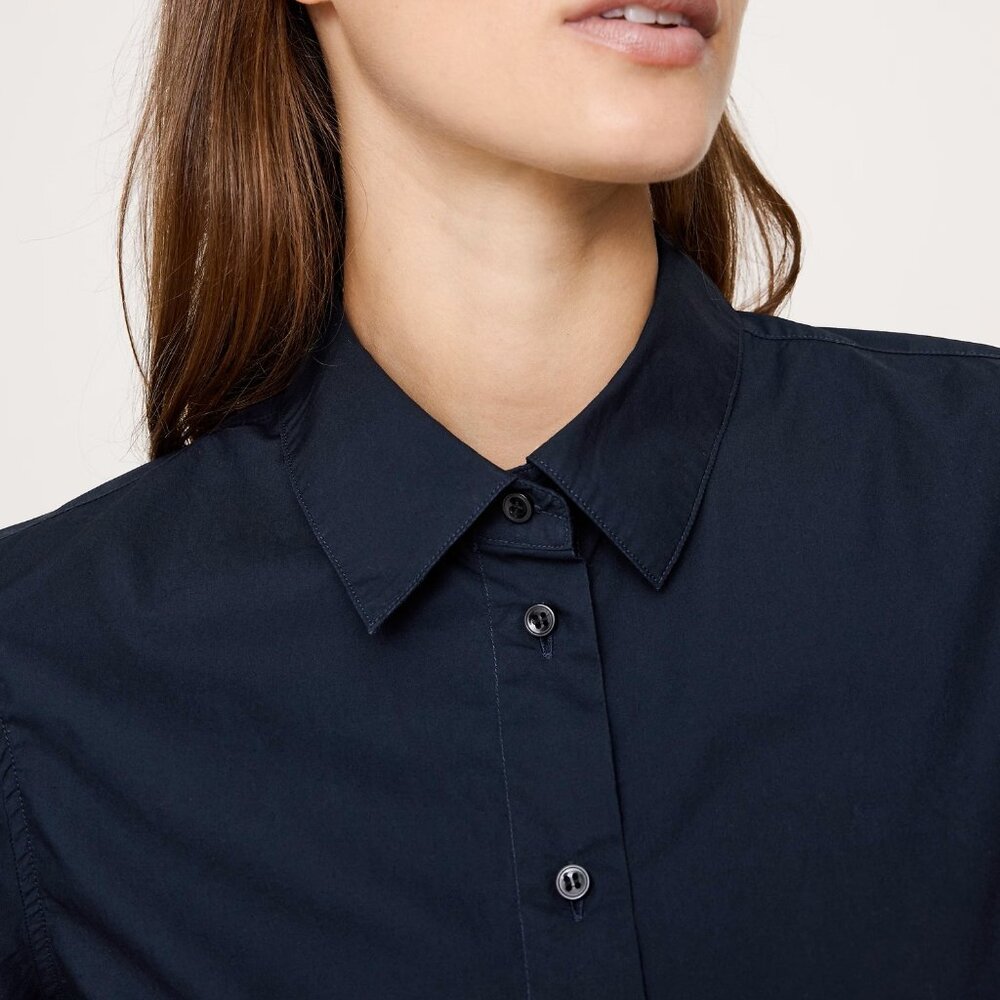 NWT Banana Republic Poppy Red Cotton Poplin The Perfect Everyday Blouse Shirt XL - Picture 8 of 9
